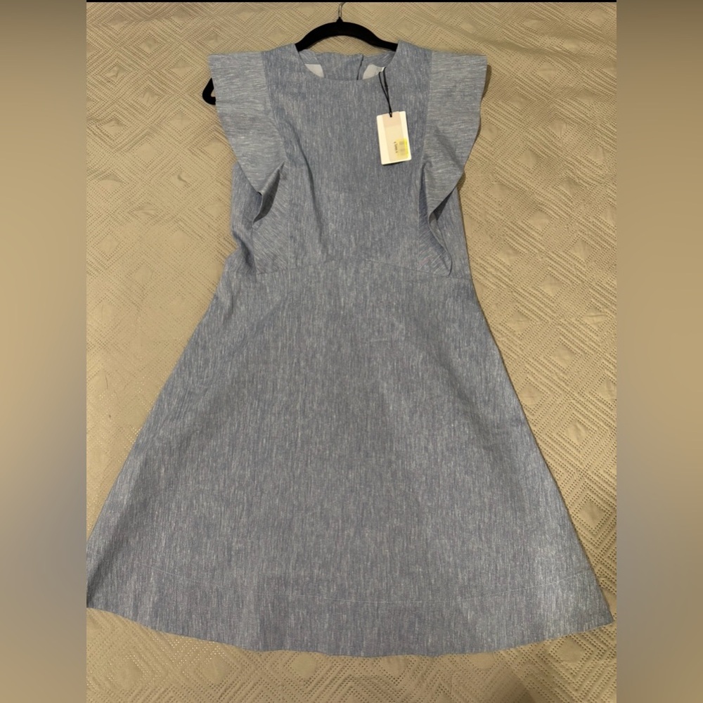 Elegant Blue Midi Dress